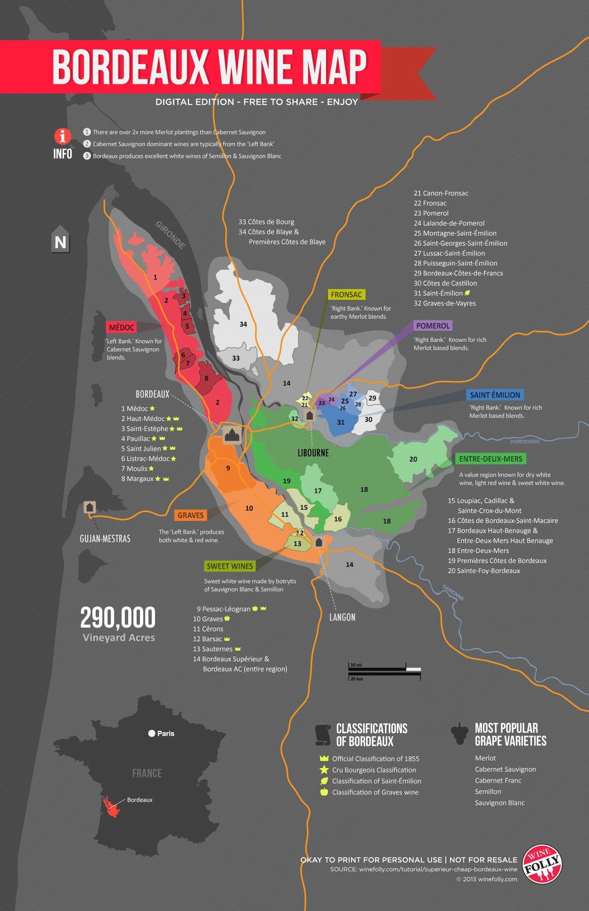 mapa Bordeleko deitura