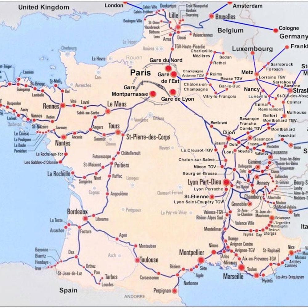 Bordele hirian tranbia mapa